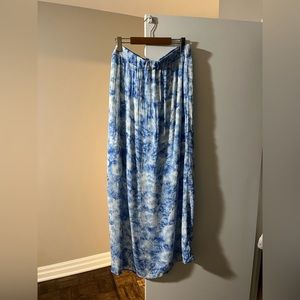 Tie dye maxi skirt